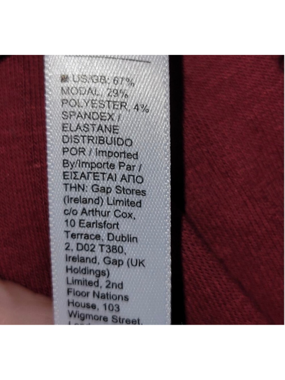 Athleta Women's Cloud light Stratus Long Sleeve V-Neck Tee Red Size M - Picture 7 of 10